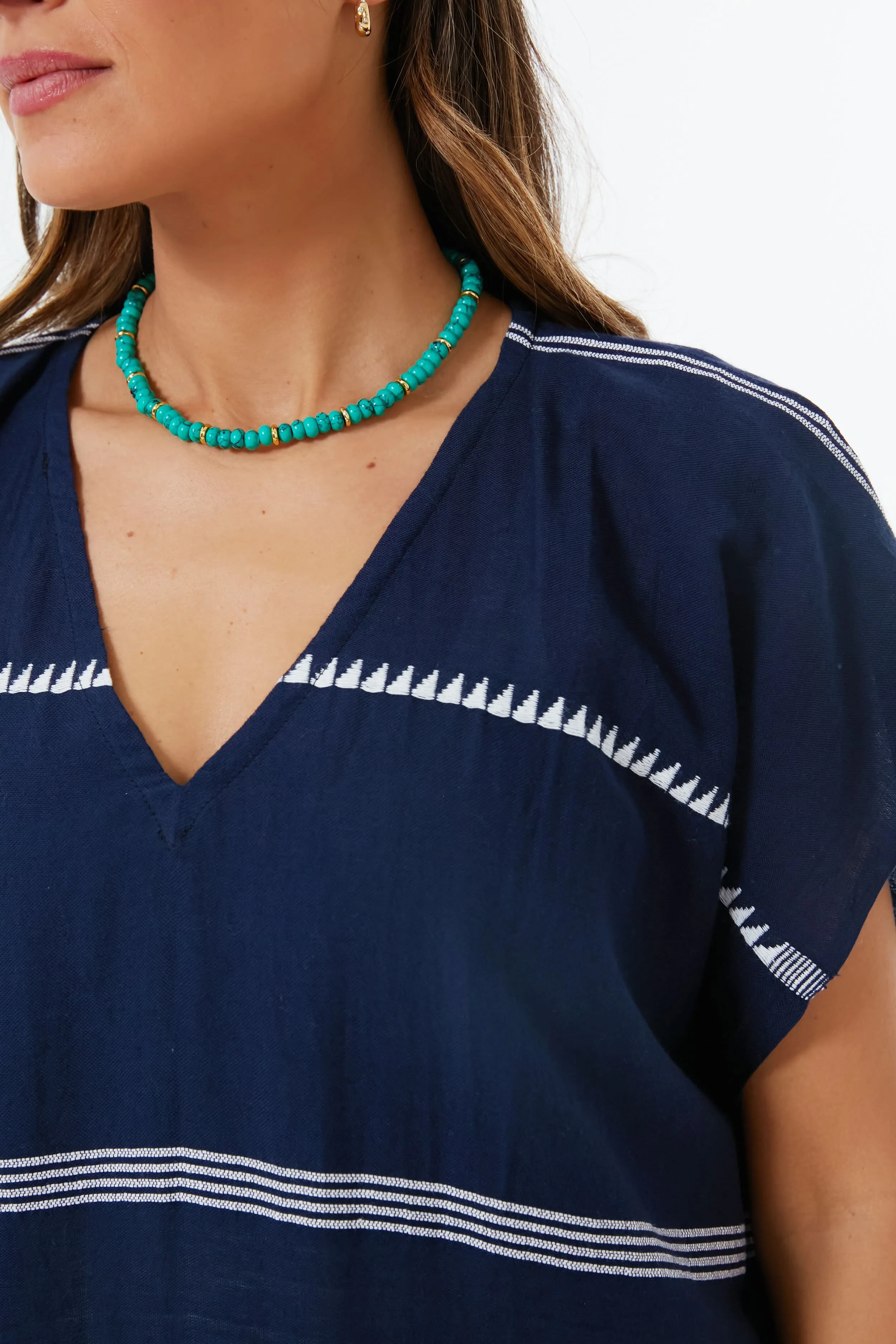 Navy Nunu Classic Caftan