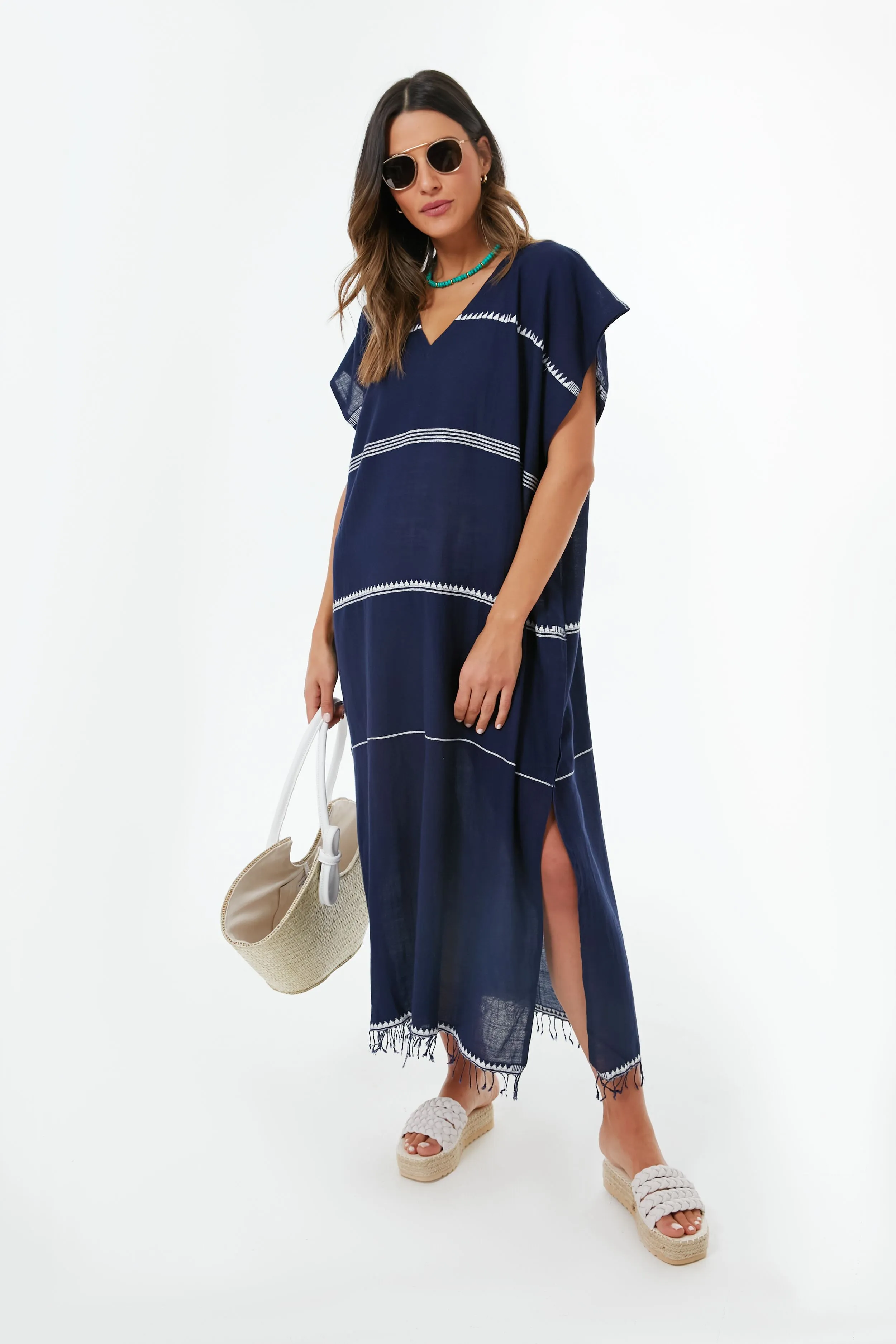 Navy Nunu Classic Caftan