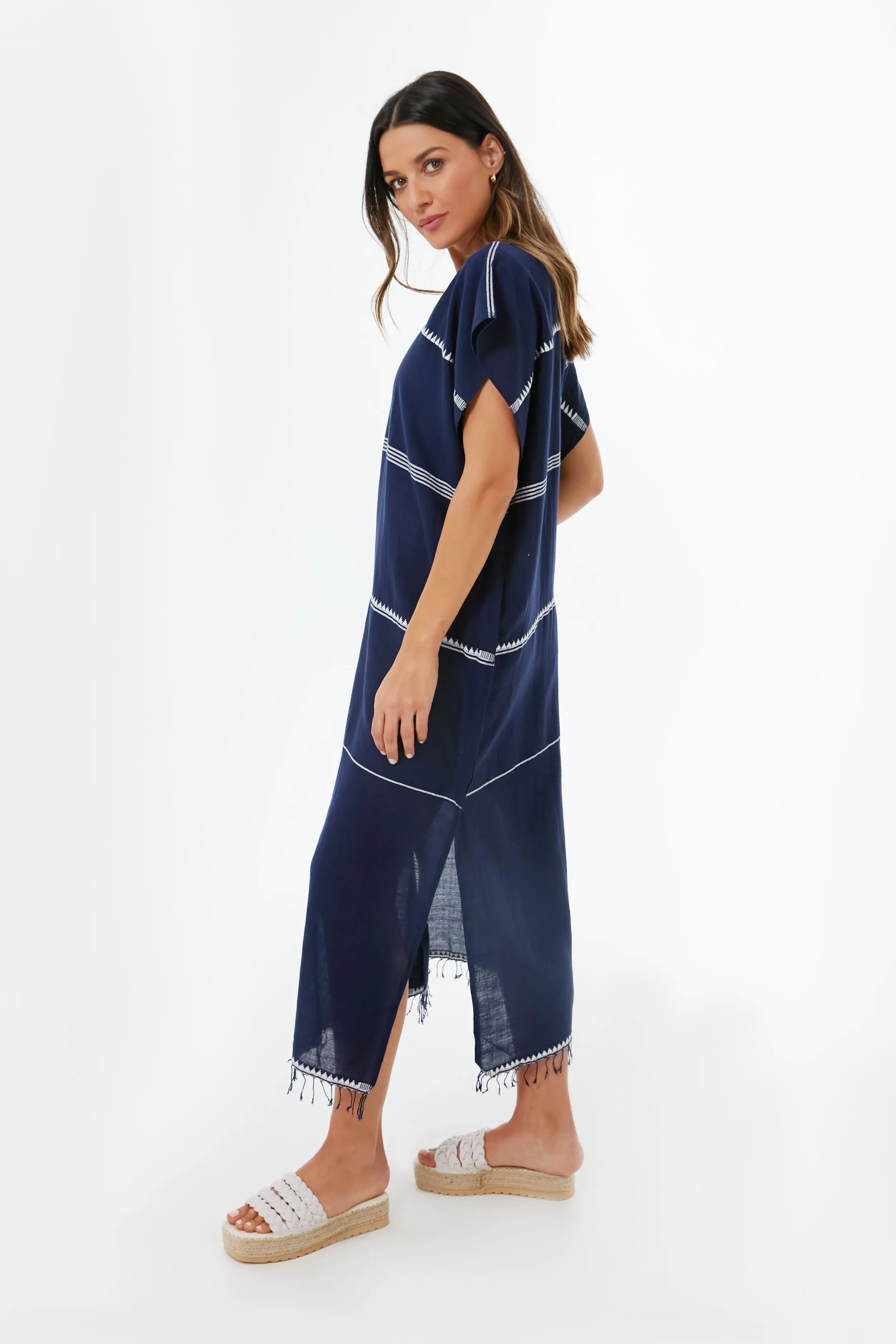 Navy Nunu Classic Caftan