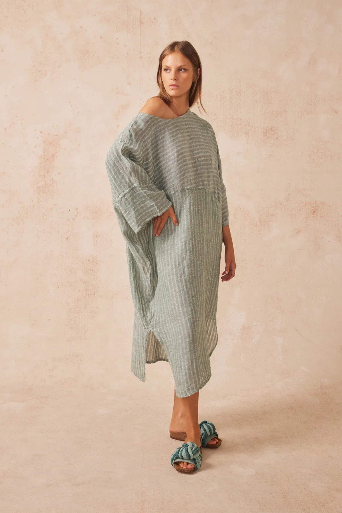 Nebbilio Dress - Pappagallo Green
