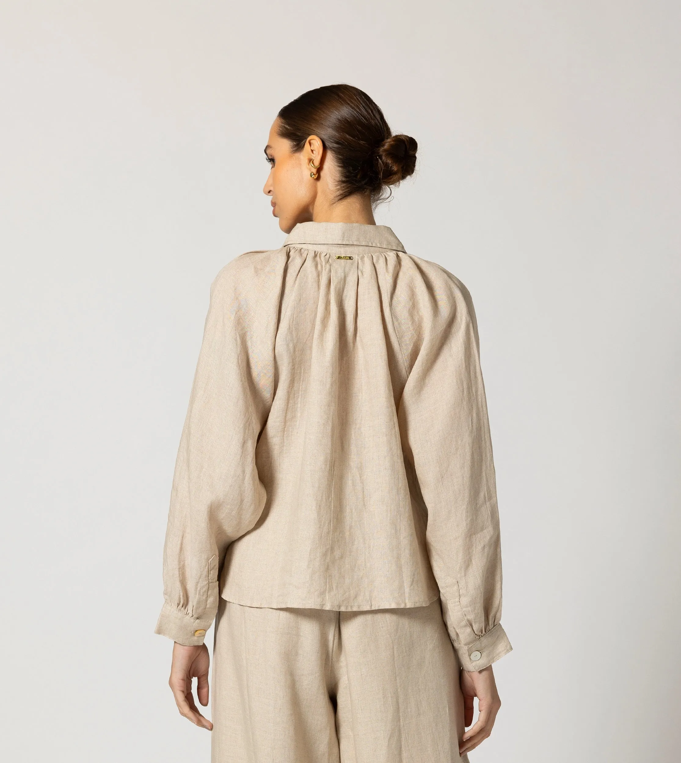 Negara Blouse | Oatmeal