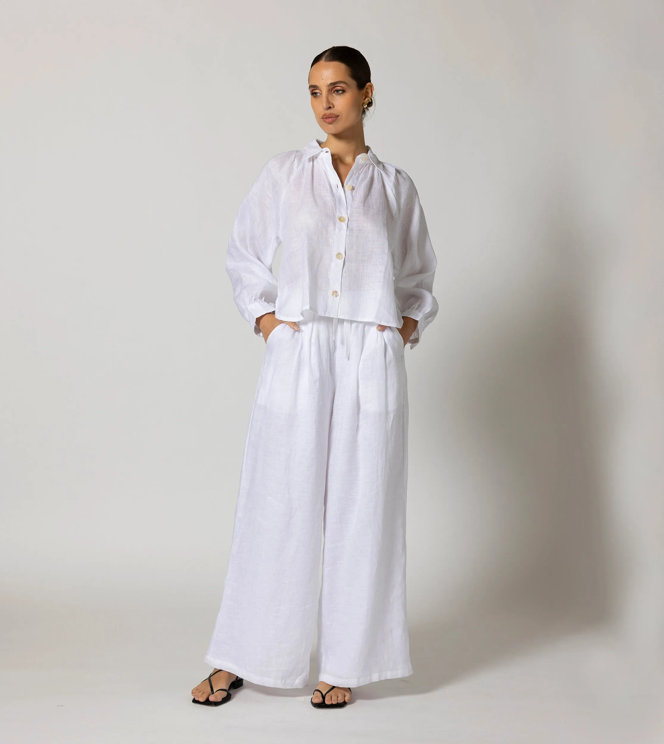 Negara Blouse | White