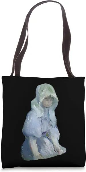 On the Cliff at Portrieux by Berthe Morisot Tote Bag
