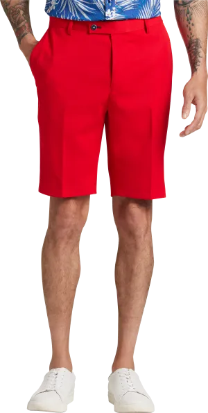 Paisley and Gray Mens Slim Fit Shorts