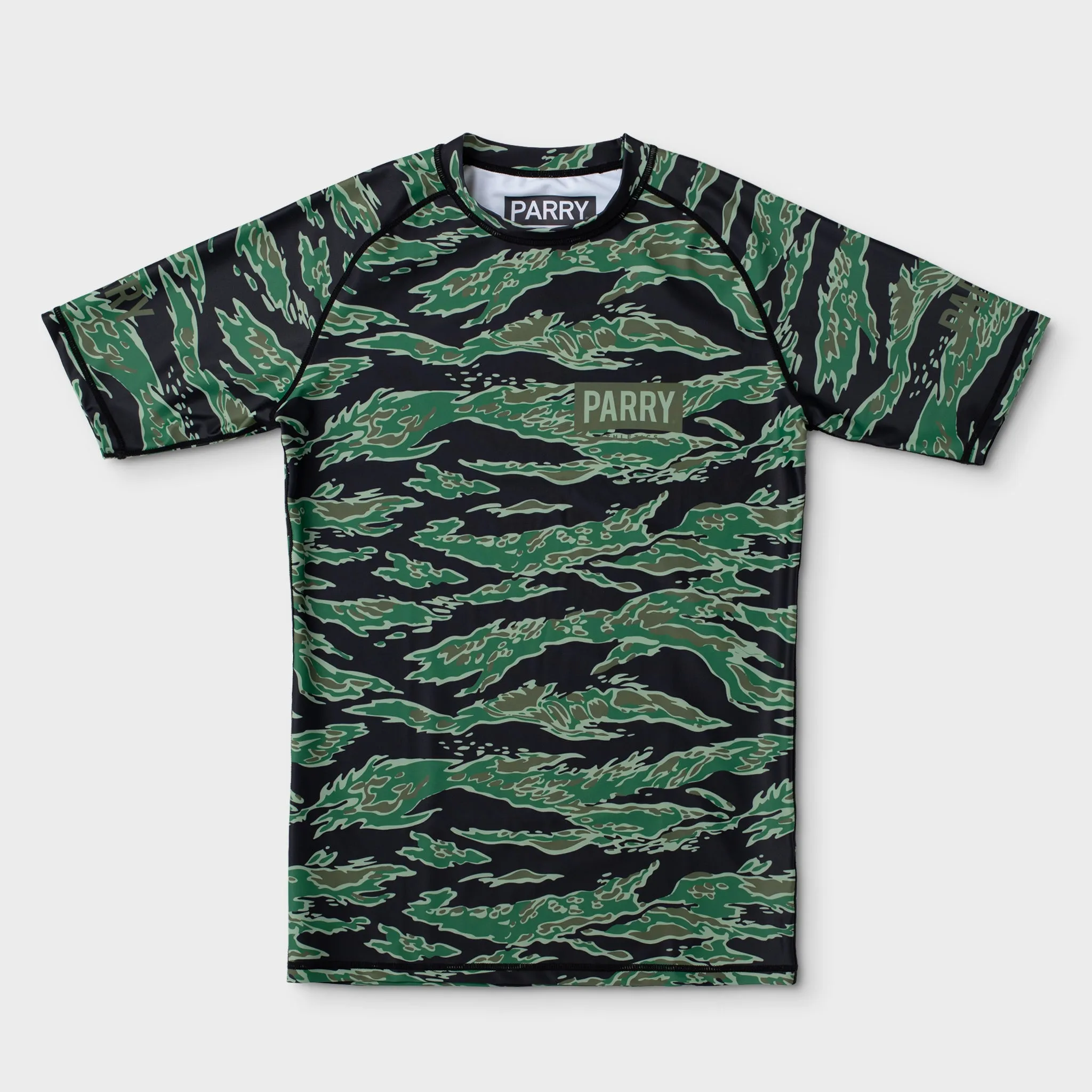 PARRY "Tiger Stripe" Short Sleeve Rash Guard