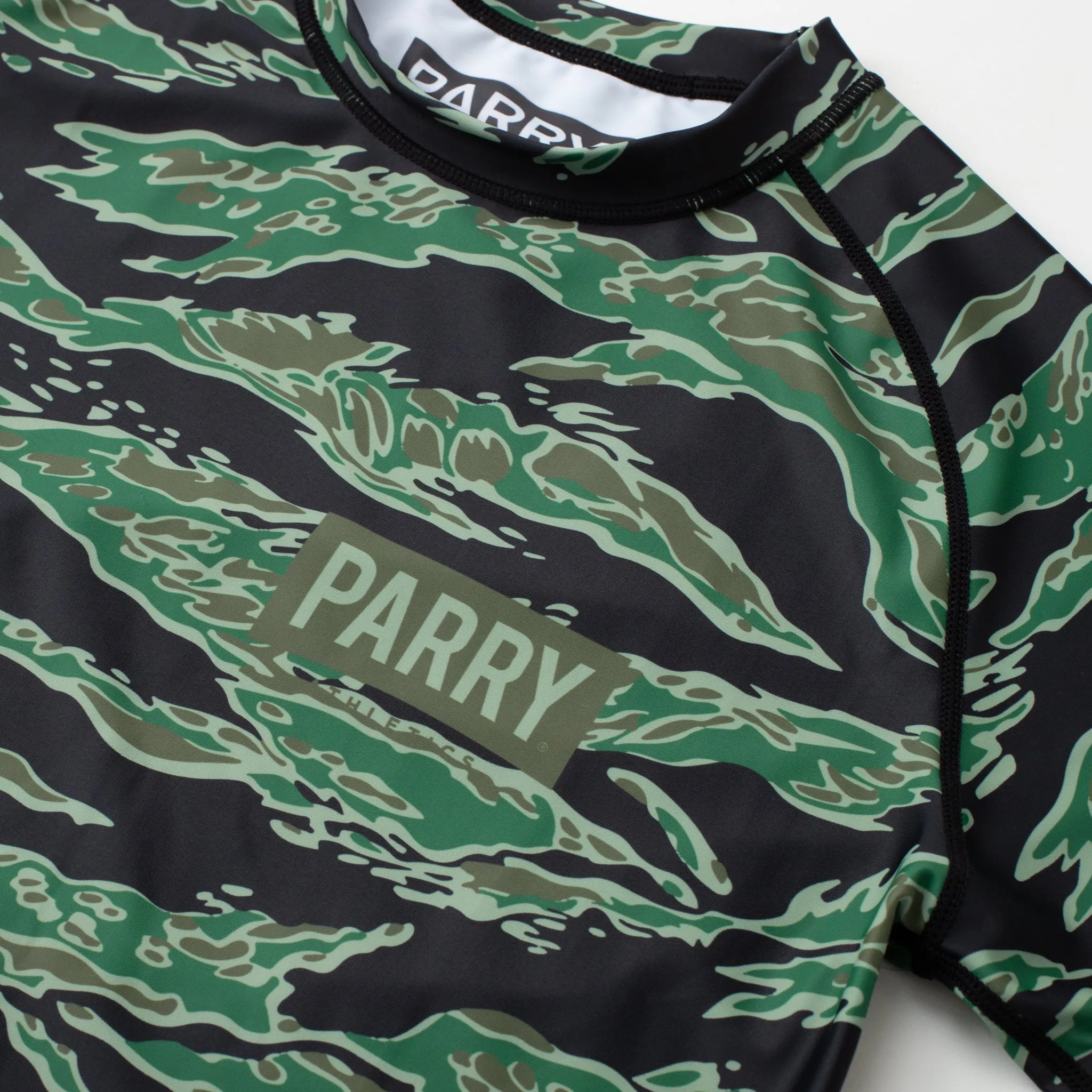 PARRY "Tiger Stripe" Short Sleeve Rash Guard
