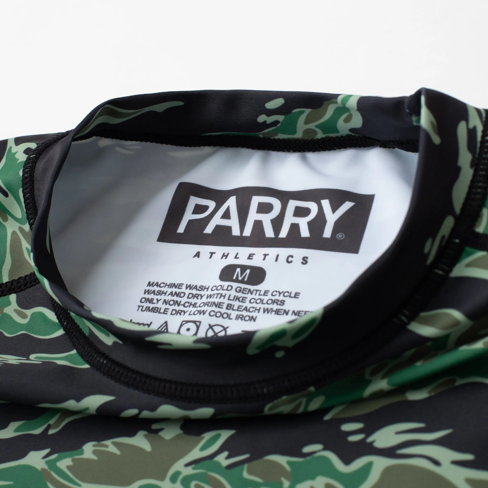 PARRY "Tiger Stripe" Short Sleeve Rash Guard