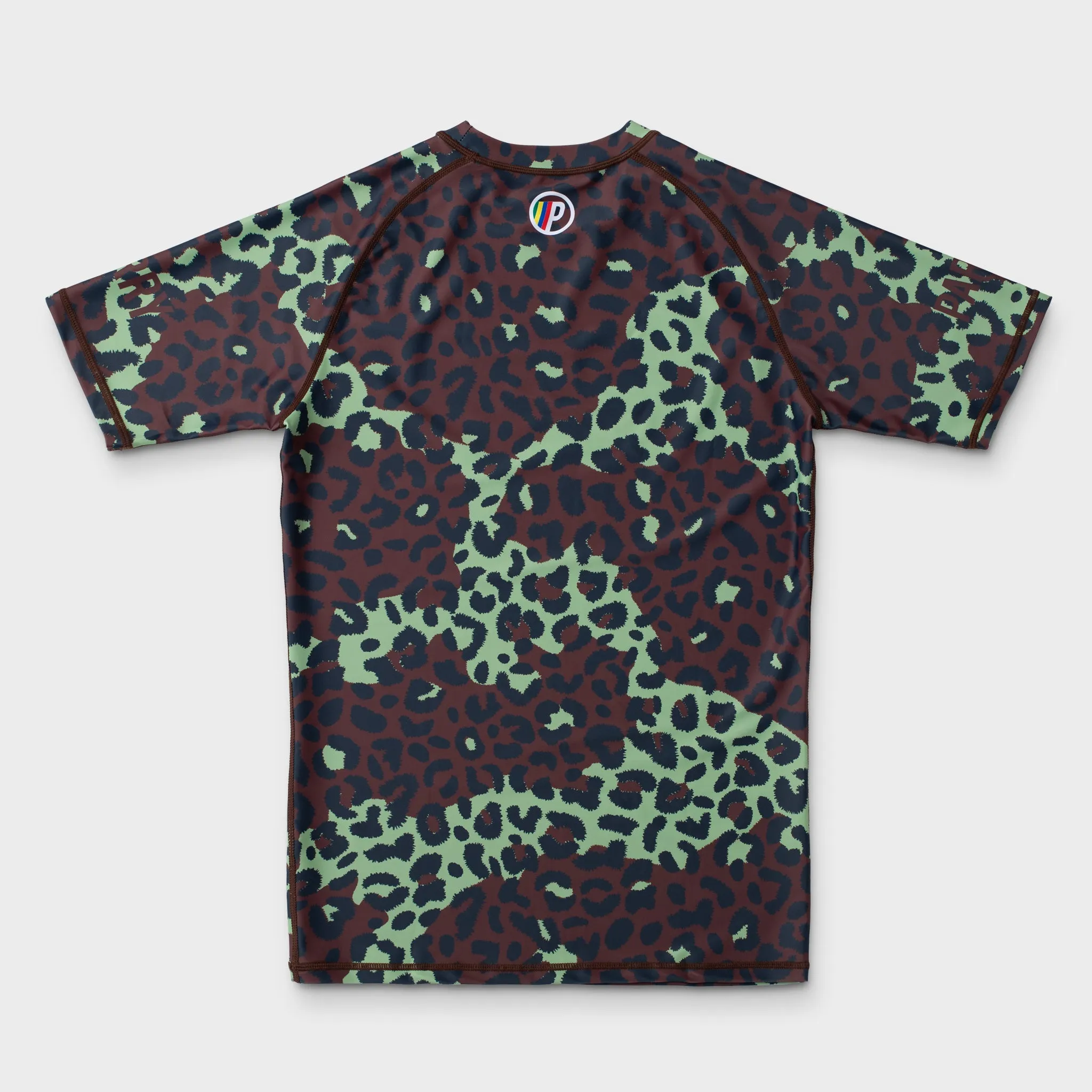 Parry "Zairean Leopard Spot"  Short Sleeve Rash Guard