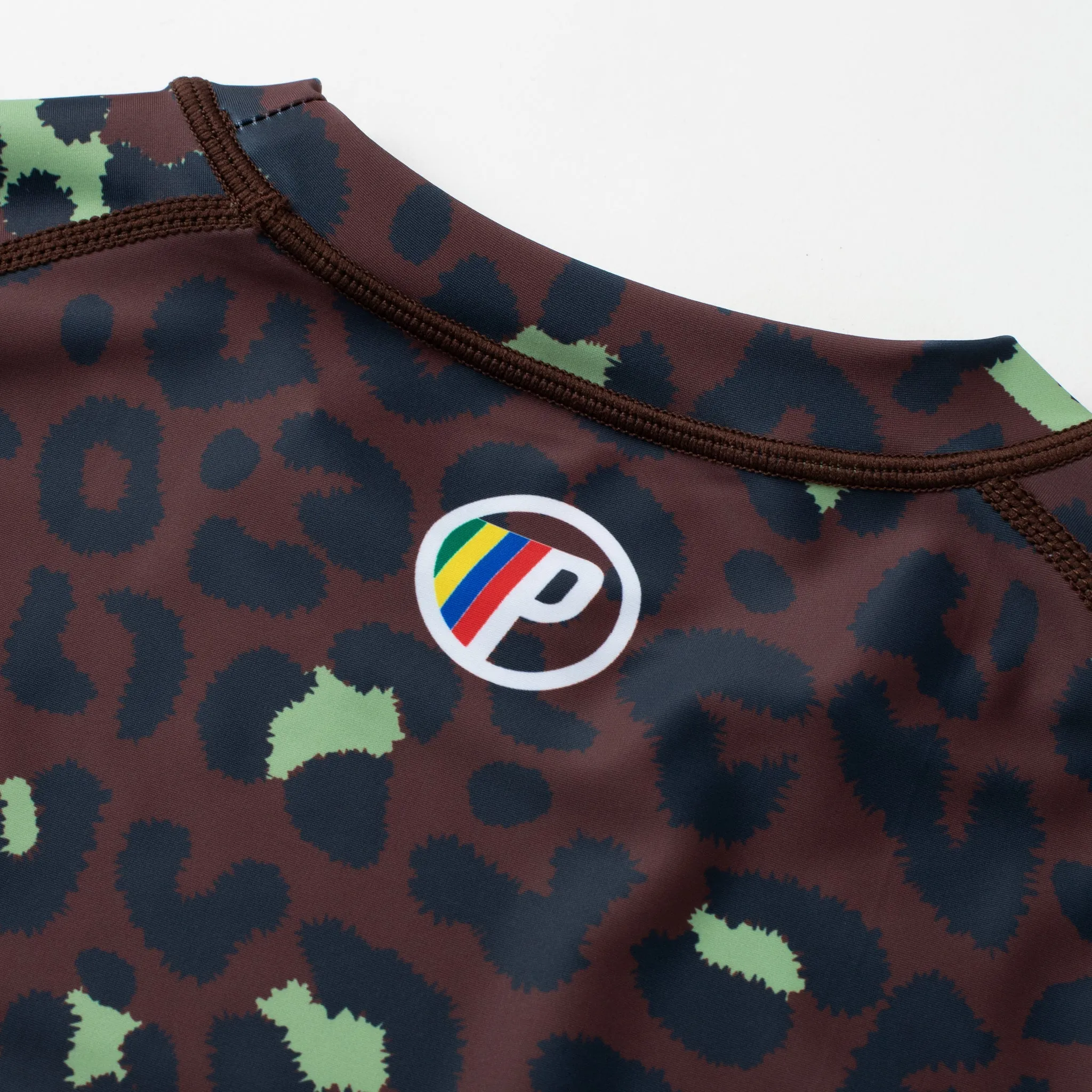 Parry "Zairean Leopard Spot"  Short Sleeve Rash Guard