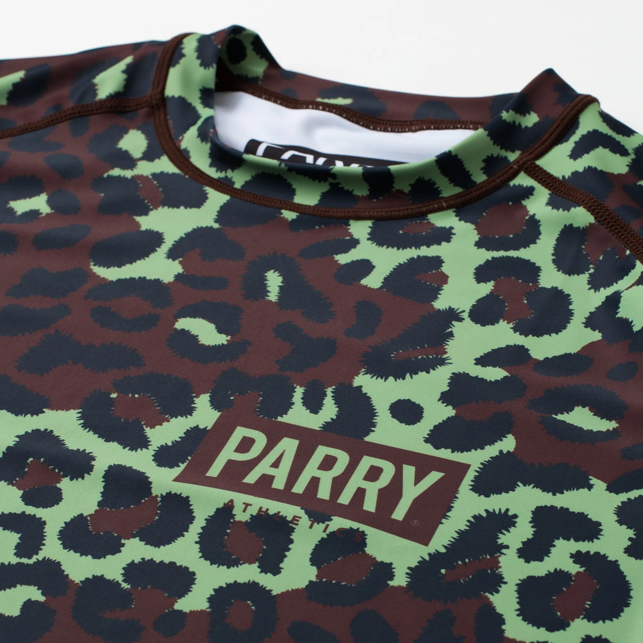 Parry "Zairean Leopard Spot"  Short Sleeve Rash Guard