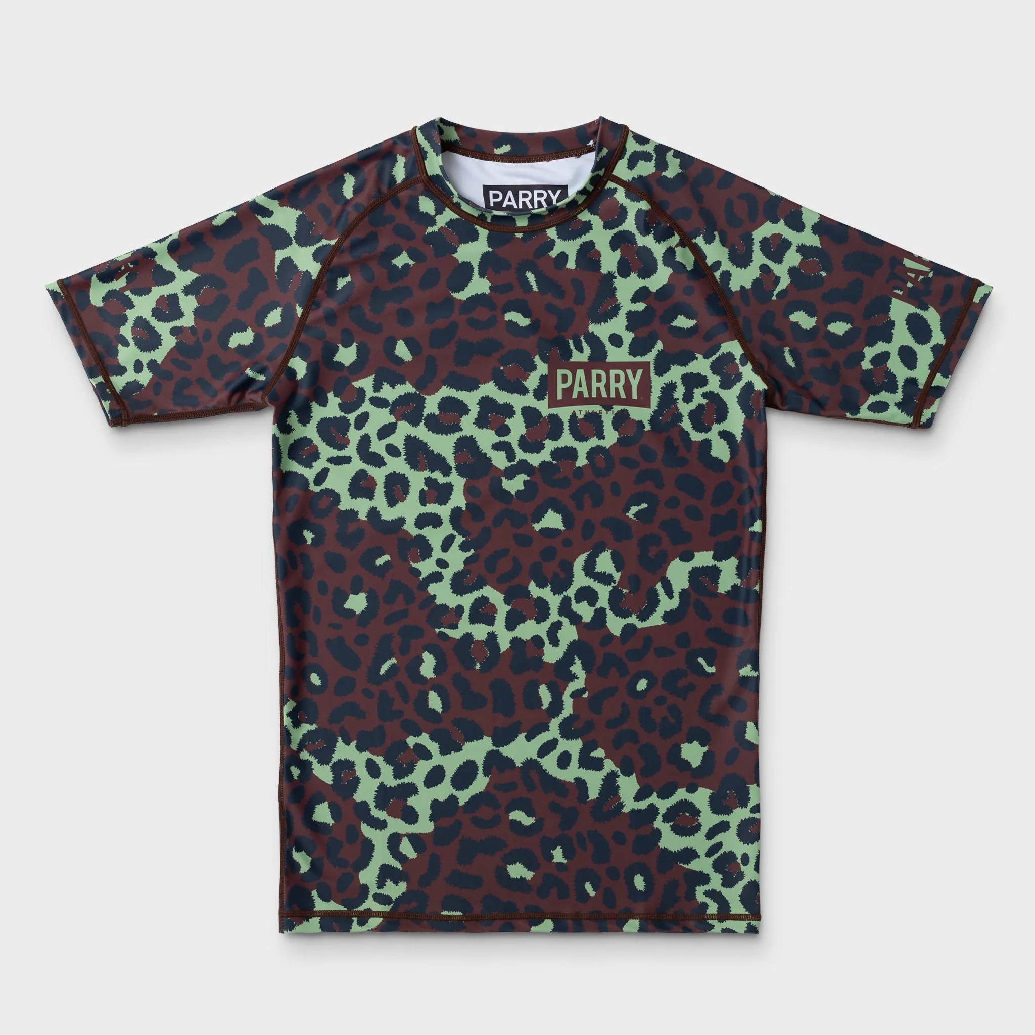 Parry "Zairean Leopard Spot"  Short Sleeve Rash Guard