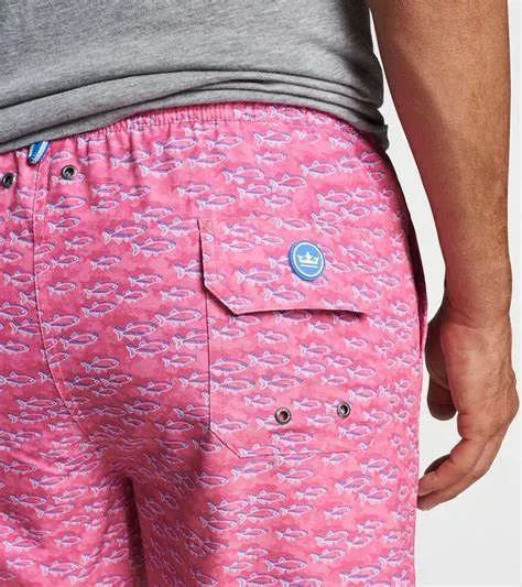 Peter Millar School of Fish Swim Trunk
