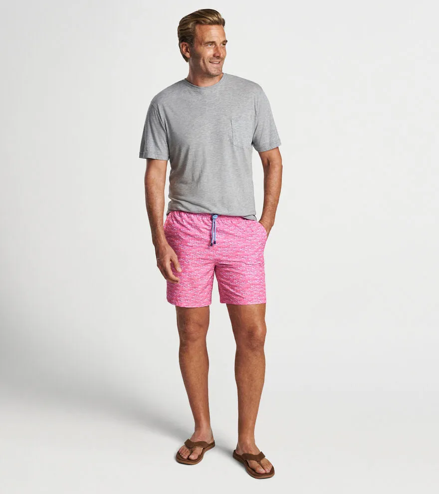 Peter Millar School of Fish Swim Trunk