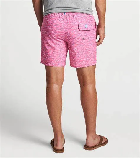 Peter Millar School of Fish Swim Trunk