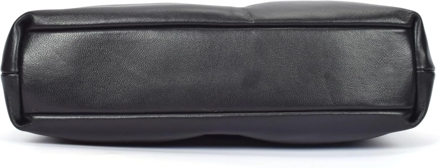 Premium Italian Leather Shoulder Bag for Women  100% Genuine Leather. Detachable & Adjustable Strap