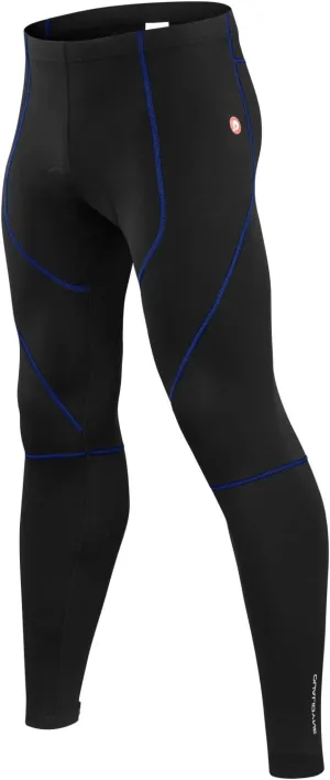 qualidyne Men's Cycling Bike Pants 4D Padded Road Bicycle Tights Outdoor Biking Leggings.