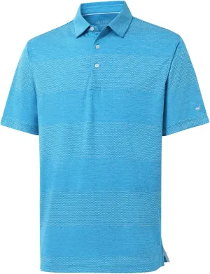 Rouen Golf Shirts for Men Dry Fit Short Sleeve Performance Moisture Wicking Casual Texture Heather Jacquard Mens Polo Shirts