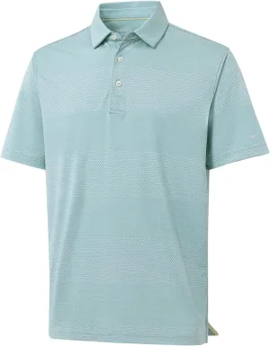 Rouen Golf Shirts for Men Dry Fit Short Sleeve Performance Moisture Wicking Casual Texture Heather Jacquard Mens Polo Shirts