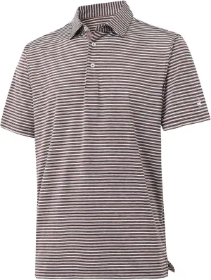 Rouen Golf Shirts for Men Moisture Wicking Lightweight Dry fit Performance Sports Stripe Collared Golf Polo Shirts for Men