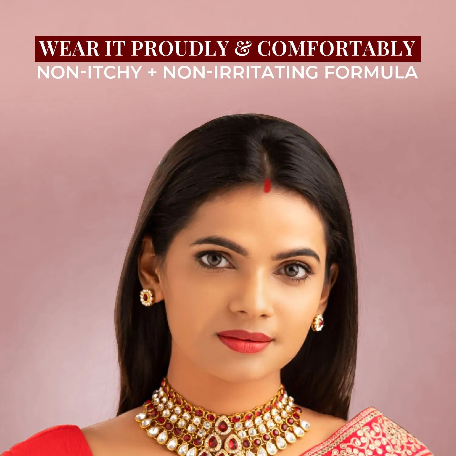 Ruby Red: Long Stay Liquid Sindoor with Saffron and Sandalwood