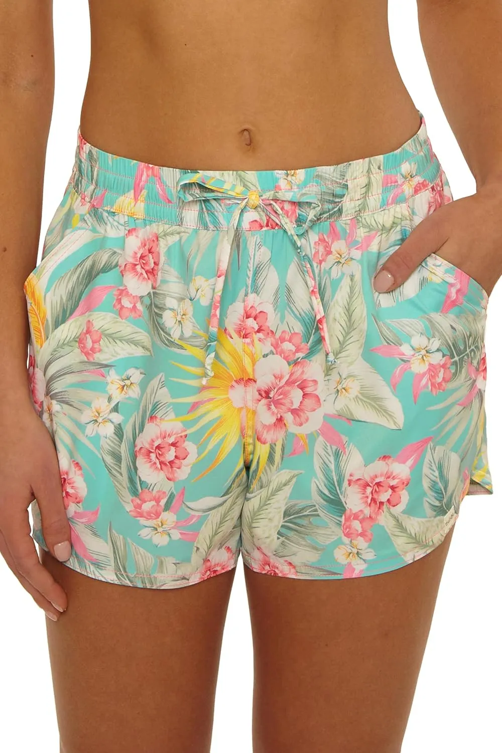 Salt Life Women's Biscayne Board Shorts, Side Pockets, Casual, Beach Cover Ups