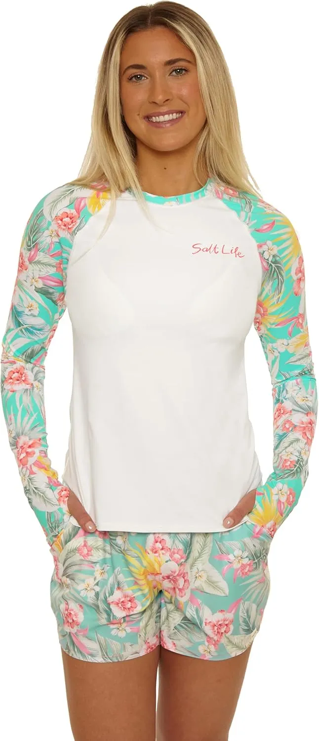 Salt Life Women's Biscayne Board Shorts, Side Pockets, Casual, Beach Cover Ups