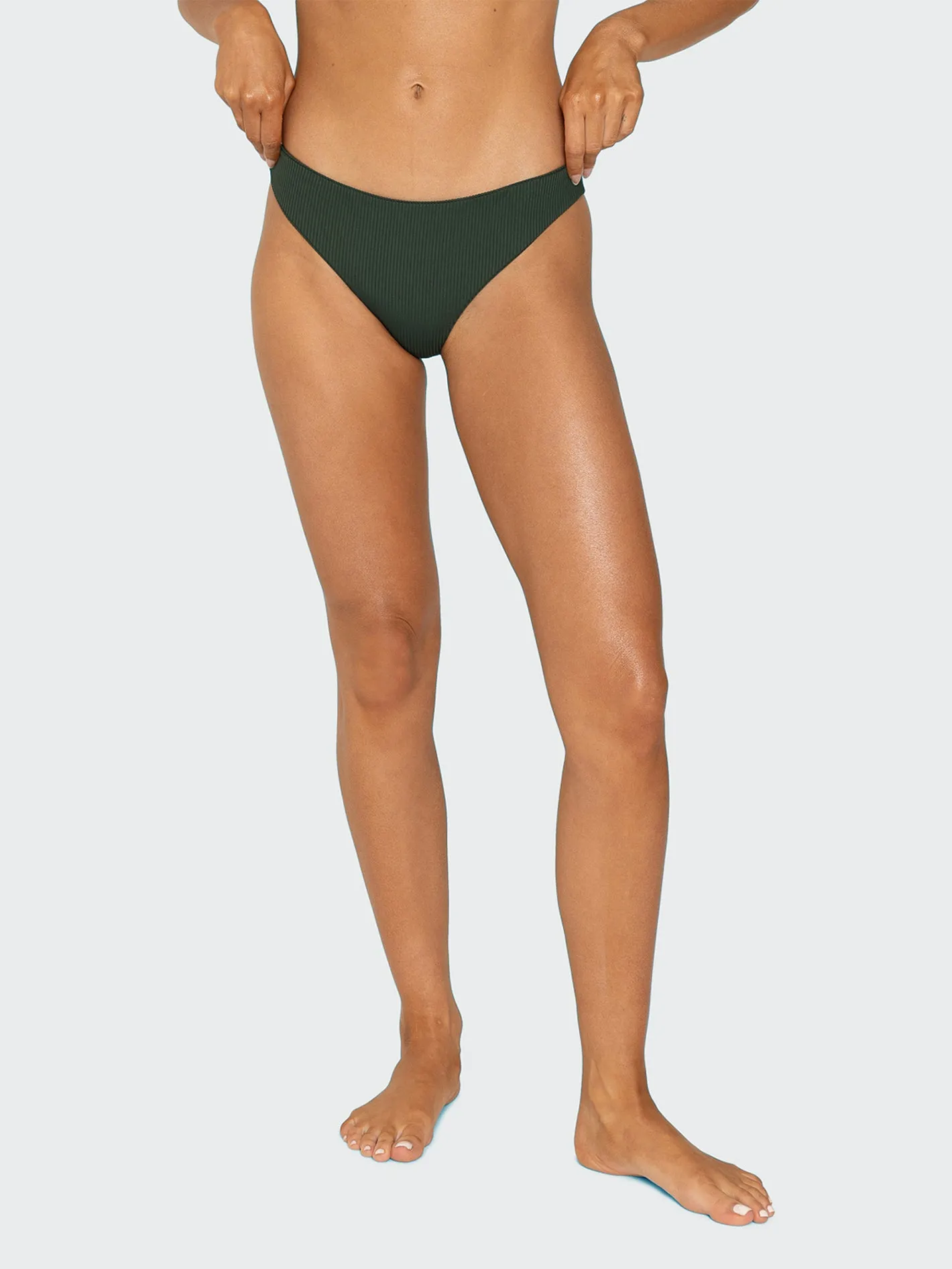 SET x Volcom: Sandy Cheeky Bikini Bottom - Deep Sea