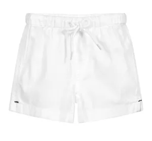 SUNUVA~ Boys white drawstring short