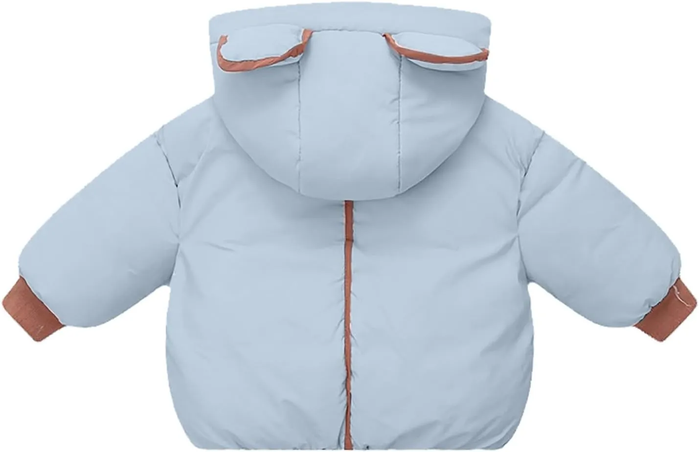 Toddler Boys Girls Winter Cute Down Coat Soft Cotton Padded Jacket Bear Ears Thick Warm Hooded Coats for Girls Big Kids
