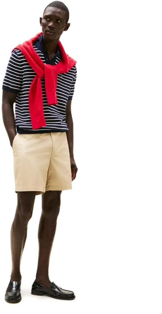 Tommy Hilfiger Men's Casual Cotton Shorts 7 Inch with Stretch