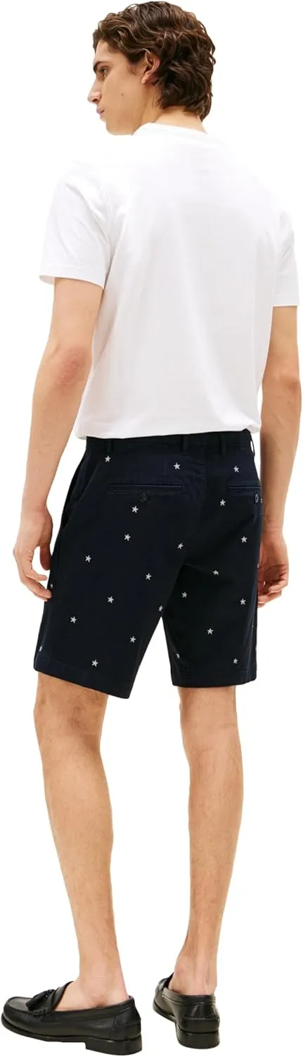 Tommy Hilfiger Men's Casual Cotton Shorts 9 Inch with Stretch, Also Available in Big and Tall