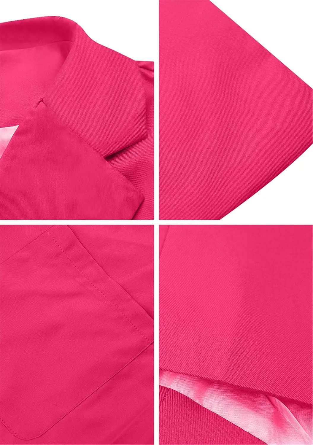 TYQQU Womens Casual Long Sleeve Open Front Blazer Lapel Collar Cardigan Plus Size Work Jackets