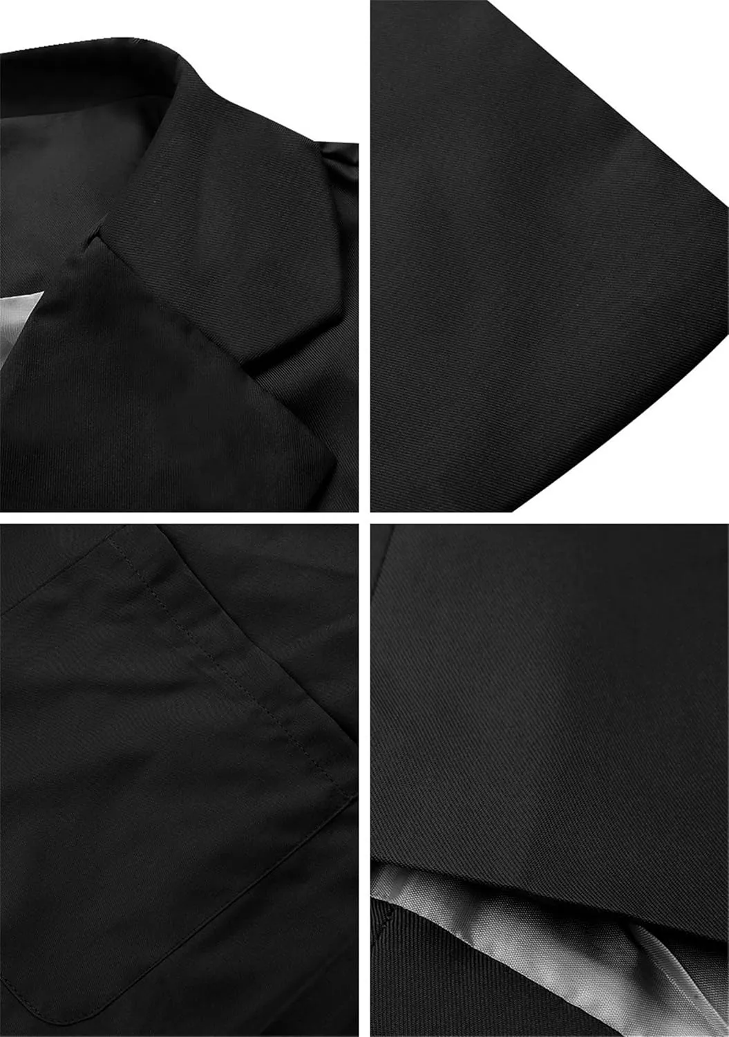 TYQQU Womens Casual Long Sleeve Open Front Blazer Lapel Collar Cardigan Plus Size Work Jackets