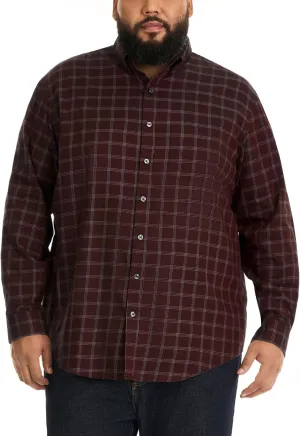 Van Heusen Men's Big and Tall Wrinkle Free Long Sleeve Button Down Shirt