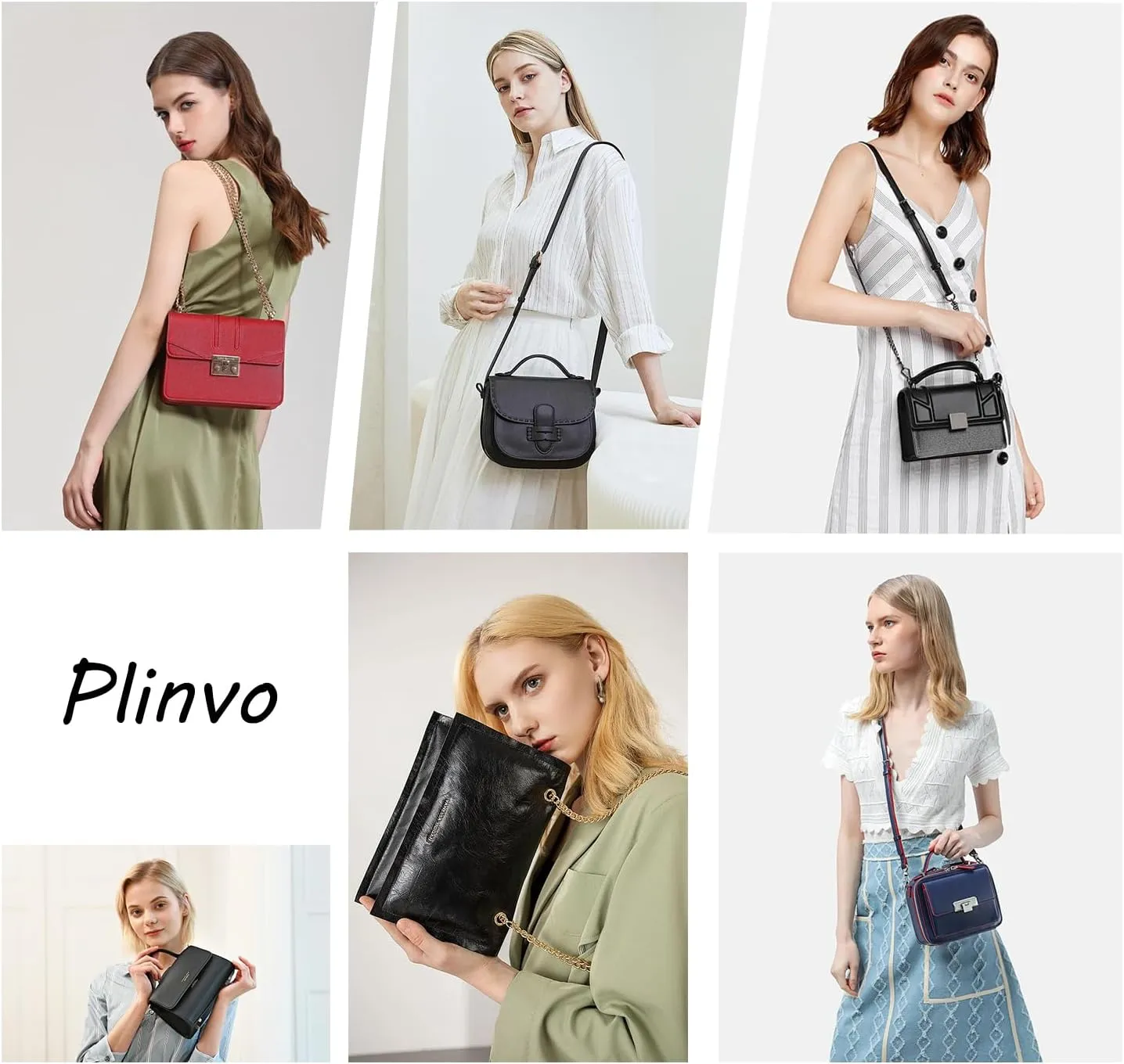Vintage Soft Leather Hobo Crossbody Bag for Women, Slouchy Zippered Purse