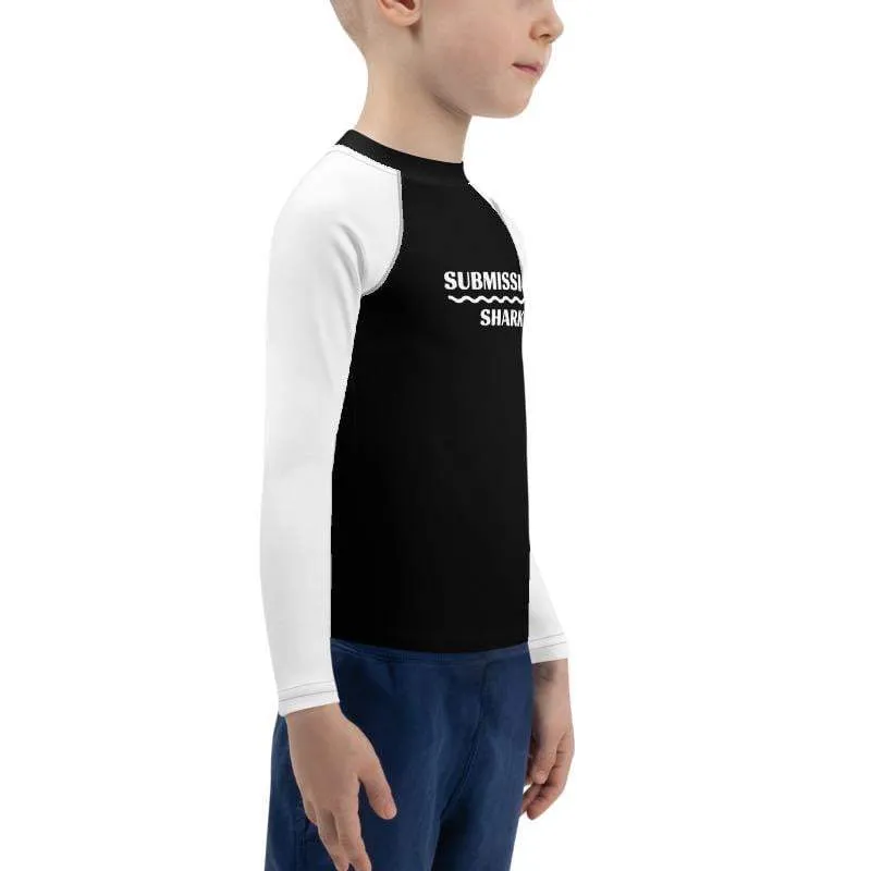 White SS Premium Standard ~ Kid's Rash Guard