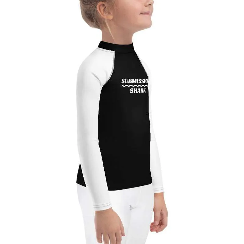 White SS Premium Standard ~ Kid's Rash Guard
