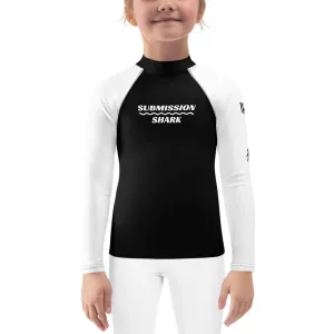 White SS Premium Standard ~ Kid's Rash Guard
