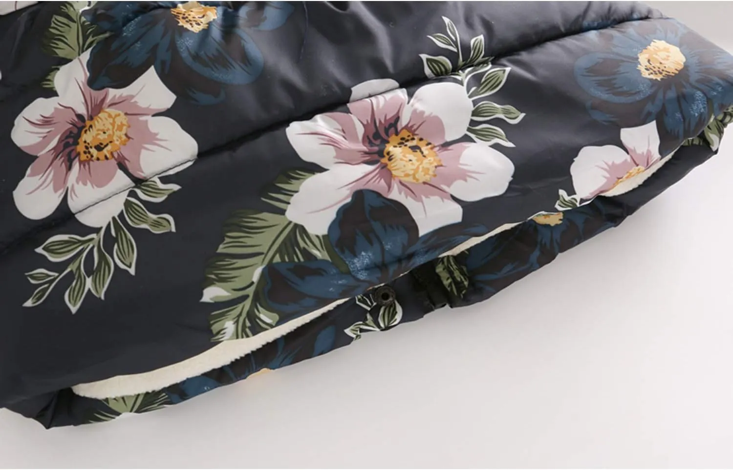 Winter Coats For Girls Hooded Waterproof Floral Printed Kids Toddler Warm Snow Jacket