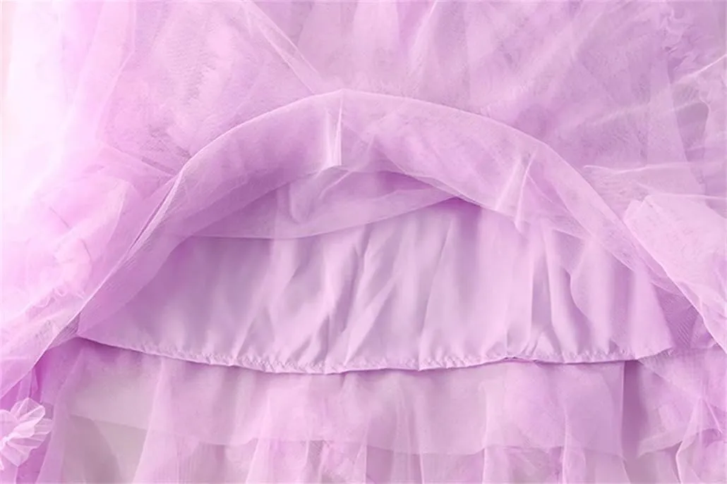 Women Irregular Tulle Skirt Midi Long High Waist Female Mesh Party A Line Skirt