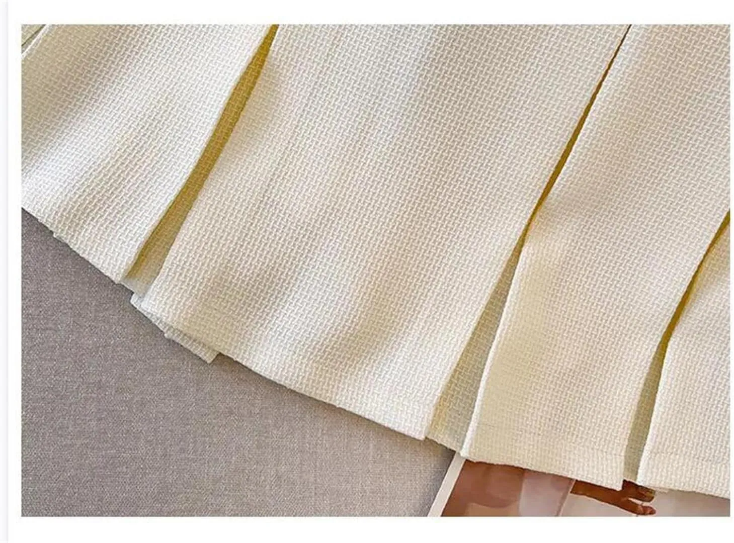 Women Summer Plus Size Loose Solid A-Line Pleated Elastic Waist Mini Skirts