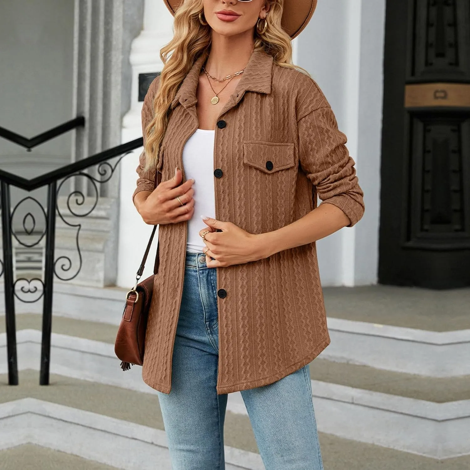 Women Winter Wool Fashion Notch Collar Coats Plus Size Long Jackets Casual Walk Coat plus Size Long Trench Coat