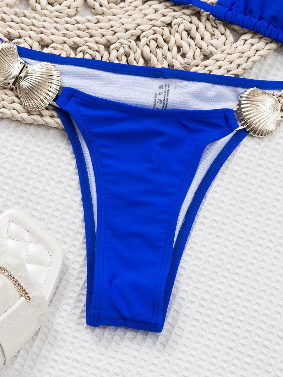 Women's GFIT Seashell String Bikini Set - Sexy Swimwear for Beach & Pool