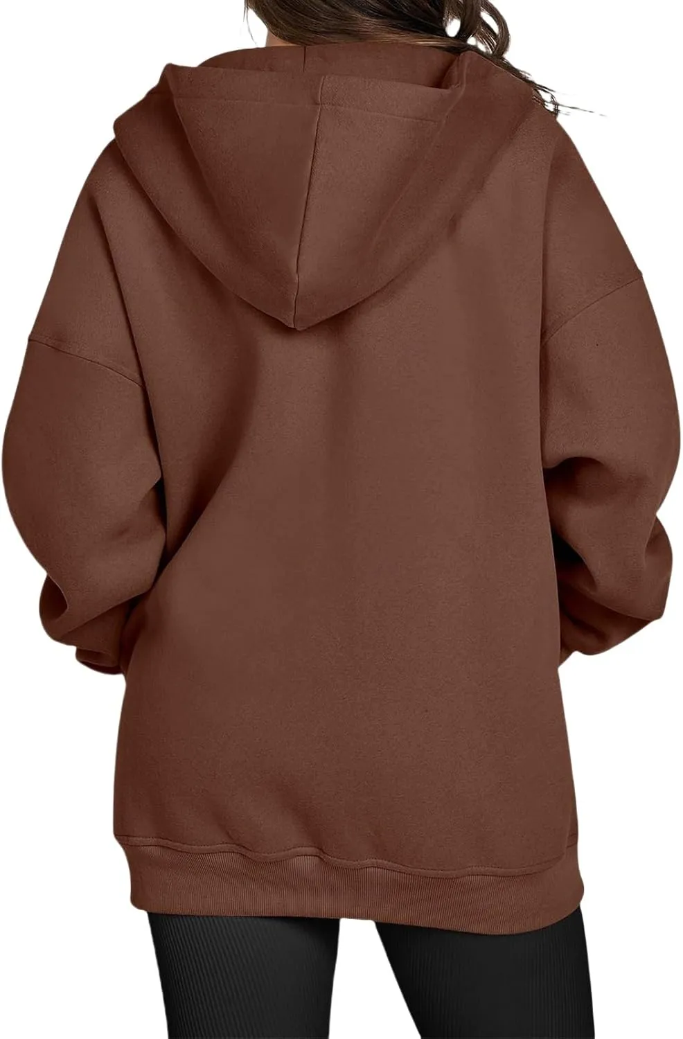 Womens Zip Up Hoodies Oversized Hooded Sweatshirt Casual Long Sleeve Jackets Coat Workout Tops Y2K Outfits